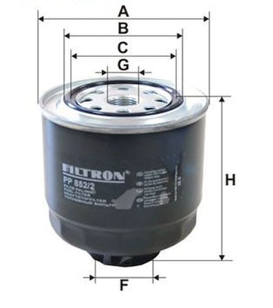 Esse Otomotiv - L-200 06-09 Trıton Yakıt Filtresi Mazot Fltpp8522 Pp852/2