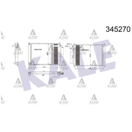 Esse Otomotiv Micra 03-10 1.0-1.2-1.4 Klima İle Birlikte Modül M-T Su Radyatör - KLE-345270 - 21400-AX600
