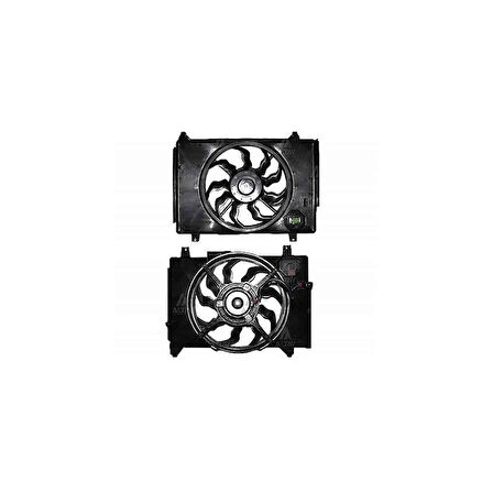 Esse Otomotiv Accent Era 06-11 Dizel Klimali Fan Radyatör - KLE-348520 - 25380-1E350