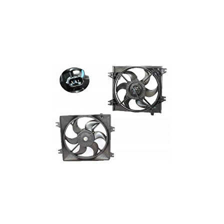 Esse Otomotiv Accent 00-06 A/T Klima Fan - KRE-9773025000 - 97730-25000