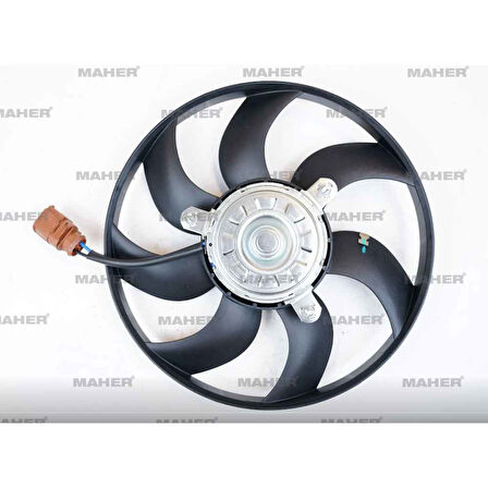 Esse Otomotiv  - Golf5 Golf6 Jetta A3 Caddy Leon 04- Sağ 160W 296Mm Fan Motoru - 1K0959455ES