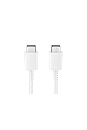 Samsung EP-DA705BWEGWW Şarj & Veri Aktarım Kablosu, Type C & Type C, Hızlı Şarj Teknolojisi Beyaz