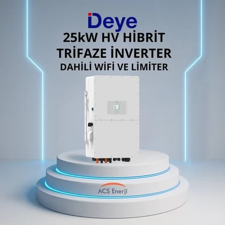Deye 25KW HİBRİT TRİFAZE İNVERTER HV