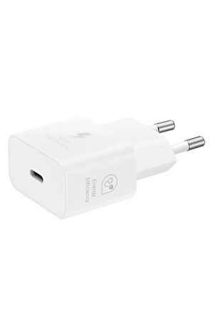 EP-T2510N Type C Hızlı Şarj Adaptörü Uyumlu (25W) - Beyaz (Samsung Türkiye Garantili)