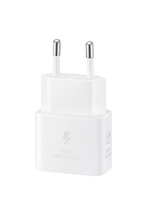EP-T2510N Type C Hızlı Şarj Adaptörü Uyumlu (25W) - Beyaz (Samsung Türkiye Garantili)