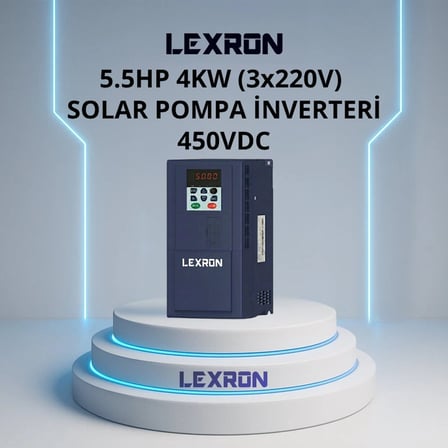 Lexron 5.5HP 4kW (3x220V) SOLAR POMPA INVERTERİ