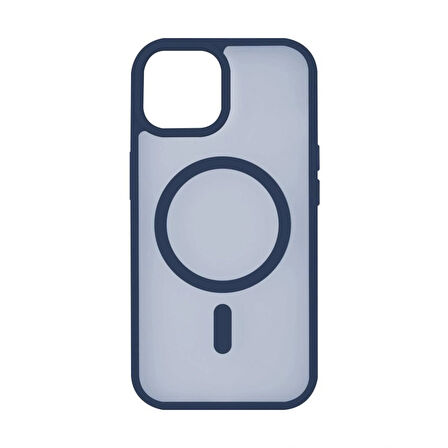 iPhone 15 "Cam Hediyeli" Tam Korumalı Yanları Renkli Silikon Kılıf Magsafe Şarj Destekli