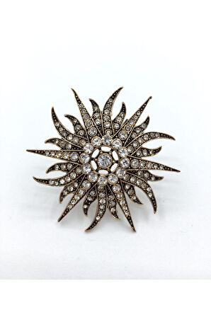 Elmas Montür Broş