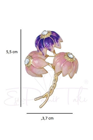 Çiçek Broş