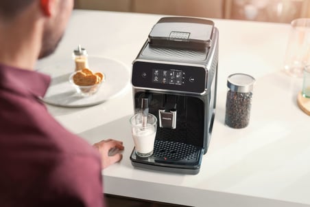 Philips 2200 Serisi Tam Otomatik Espresso Makinesi, Dokunmatik Ekran, Klasik Süt Köpürtücü, 2 İçecek