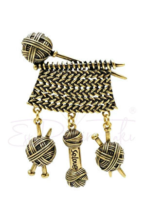 Büyük Örgü Broş