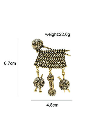 Büyük Örgü Broş