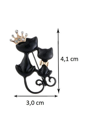 Kraliçe Kedi Broş