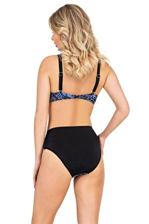 Endeep Beria Kadın Pembe Geometrik Desenli Toparlayıcı Bikini Takımı