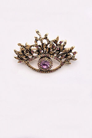 Pembe Taş Göz Broş