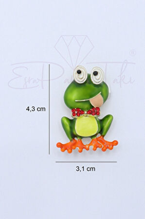 Tatlı Kurbağacık Broş