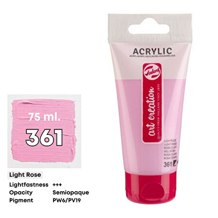 Talens Art Creation Akrilik Boya 75 ml Light Rose 361