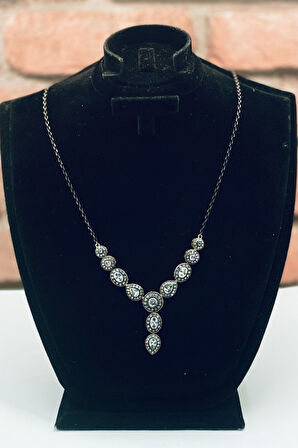 Elmas Montür Gerdanlık Kolye