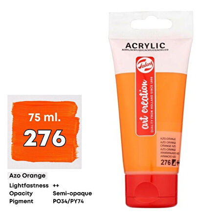 Talens Art Creation Akrilik Boya 75 ml Azo Orange 276