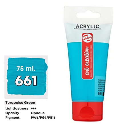 Talens Art Creation Akrilik Boya 75 ml Turquoise Green 661