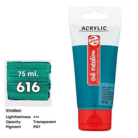 Talens Art Creation Akrilik Boya 75 ml Viridian 616