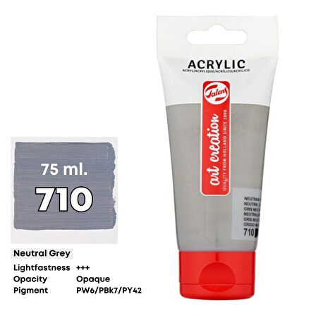Talens Art Creation Akrilik Boya 75 ml Neutral Grey 710