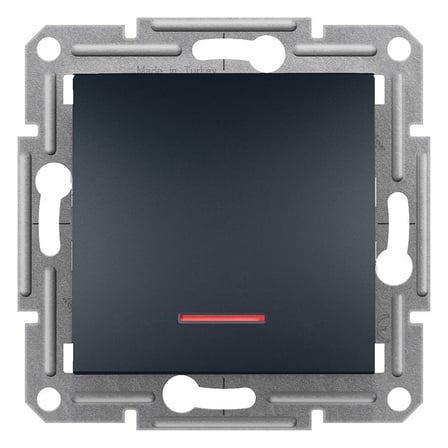 Schneider Asfora Plus Işıklı Vavien Antrasit EPH1500171