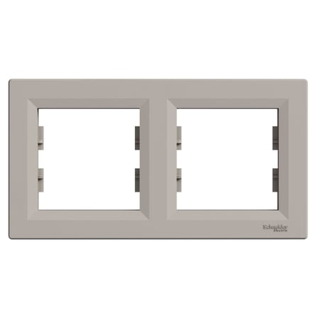 Schneider Asfora Plus İkili Çer Yatay Bronz EPH5800269