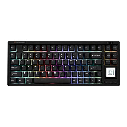 EPOMAKER RT80 Siyah Flamingo Switch RGB Kablosuz Hotswap Mekanik Gaming Klavye