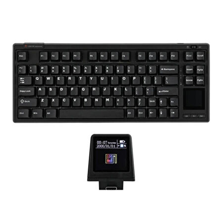EPOMAKER RT80 Siyah Flamingo Switch RGB Kablosuz Hotswap Mekanik Gaming Klavye