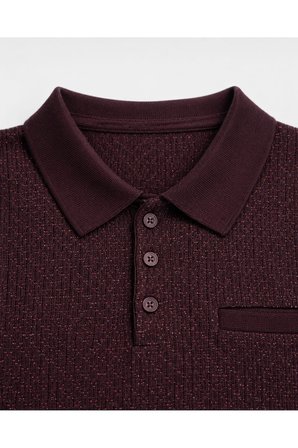 ERKEK POLO YAKA TRİKO KAZAK BEL LASTİKLİ ÇELİK ÖRGÜ KLASİK KALIP