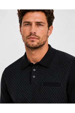 ERKEK POLO YAKA TRİKO KAZAK BEL LASTİKLİ ÇELİK ÖRGÜ KLASİK KALIP