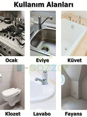 3 Mt X 5 Cm Waterproof Ocak Eviye Lavabo Küvet Klozet Derz Arası Şeffaf Nano Su Sızdırmaz Bant