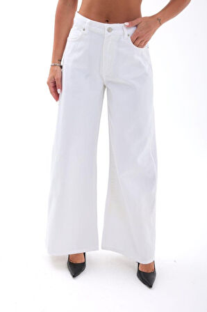 EQURİ 7471 PANTOLON-BEYAZ
