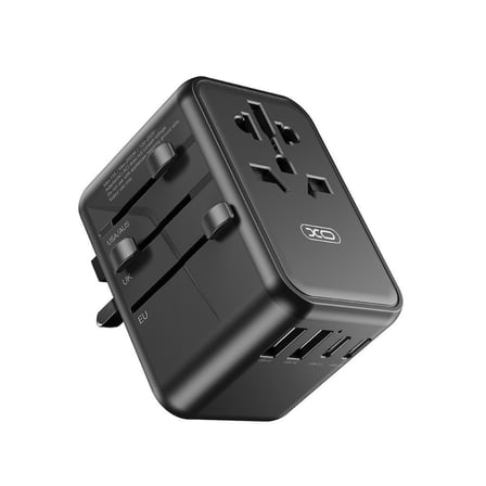 Teknolojik Ürün Hızlı Adaptör Çoklu Port WL22 65W GaN Evrensel Seyahat Şarj Cihazı 1AC+3USB-C+2USB-A
