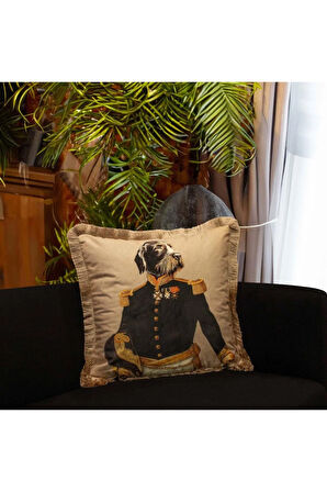 Mr. Dog Yastık/Kırlent (Dolgu Boncuk Elyaf, Ulusl. Yıkama Ve Solmama Sertifikası)