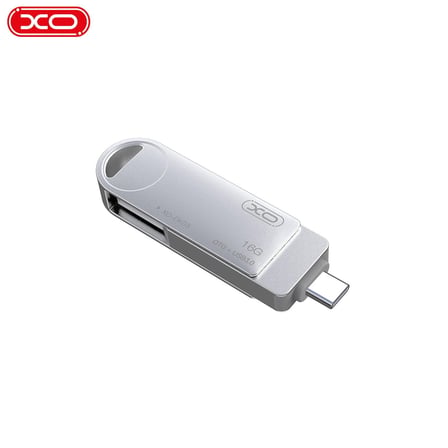 Özel Seri 16GB Çift Girişli Metal USB Bellek Type-C Depolama Elektronik Cihaz