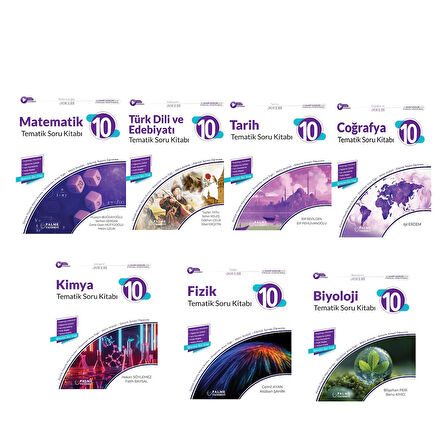 Palme 10. Sınıf Soru Bankası Seti 7 Kitap
