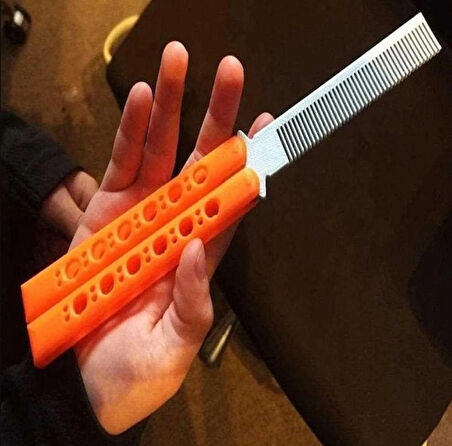 Kelebek Şeklinde Plastik Tarak Saç Tarama Stres Atma Oyuncak