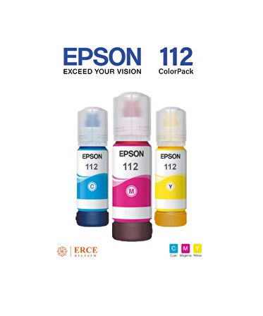 Epson 112 C13T06C24A 3 Renk Mürekkep Kartuşu