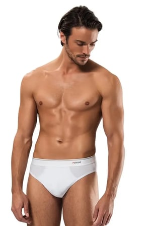 Erdem Erkek Beyaz Pamuk Elastan Slip Külot- 1340b M