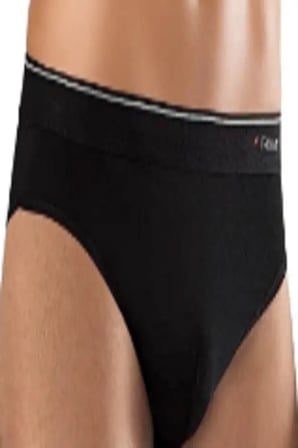 Erdem Siyah Pamuk Elastan Slip- 1340s M