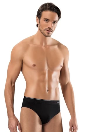 Erdem Siyah Pamuk Elastan Slip- 1340s XL