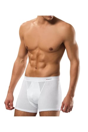 Erdem Erkek Beyaz Pamuk Air Slim Boxer- 1428