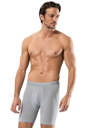 Erdem Erkek Füme Likralı Uzun Paça Boxer Kutulu- 1470