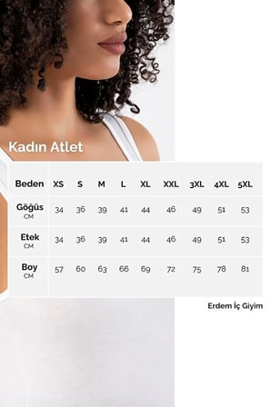 Erdem Kadın Beyaz Düğmeli İp Aslılı Atlet- 2005