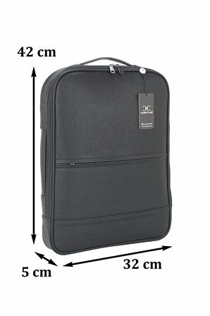 Fonsiyonel Hem Laptop Hem Sırt Çantası Case Club 15,6 İnç Siyah