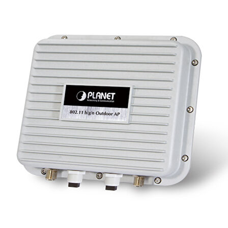 2.4GHz 300Mbps 802.11n Dış Mekan Kablosuz Access Point (Outdoor Wireless Access Point360 derece kapsama alanıEntegre 2 x N-tip dişi anten konnektör