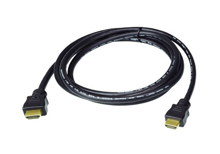 High Speed True 4K HDMI Ethernet Kablosu, 2 metre&lt;br&gt;
2 m High Speed True 4K HDMI Cable with Ethernet