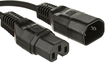 Beek C14-C15 Güç Kablosu, 2.5 metre, H05VV-F 3*0.75mm2, siyah renk&lt;br&gt;
Beek C14-C15 Power Cable 2.5M, H05VV-F 3*0.75mm2, black